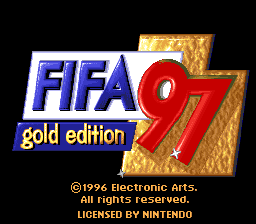 FIFA '97 - Gold Edition (USA) (En,Fr,De,Es,It,Sv) Title Screen